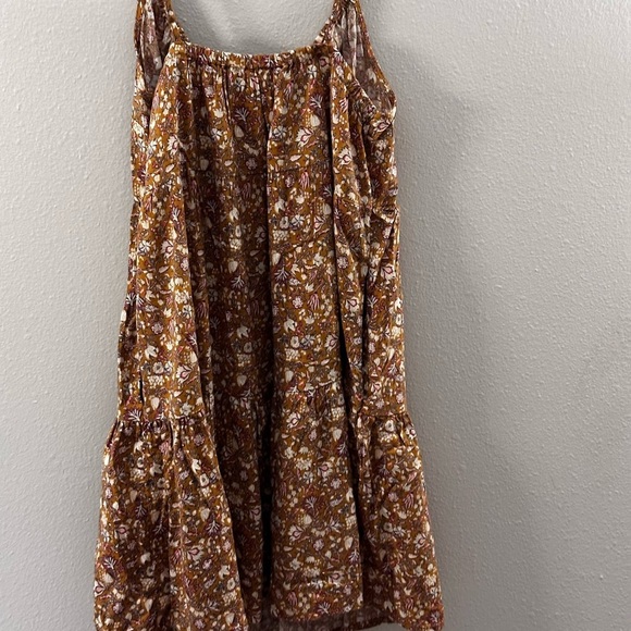 Old Navy Women Brown Tan Floral Print Cami Summer Dress size XS - Picture 9 of 9